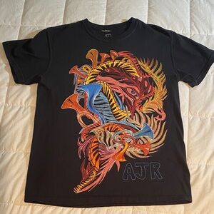 AJR Black Graphic T-Shirt